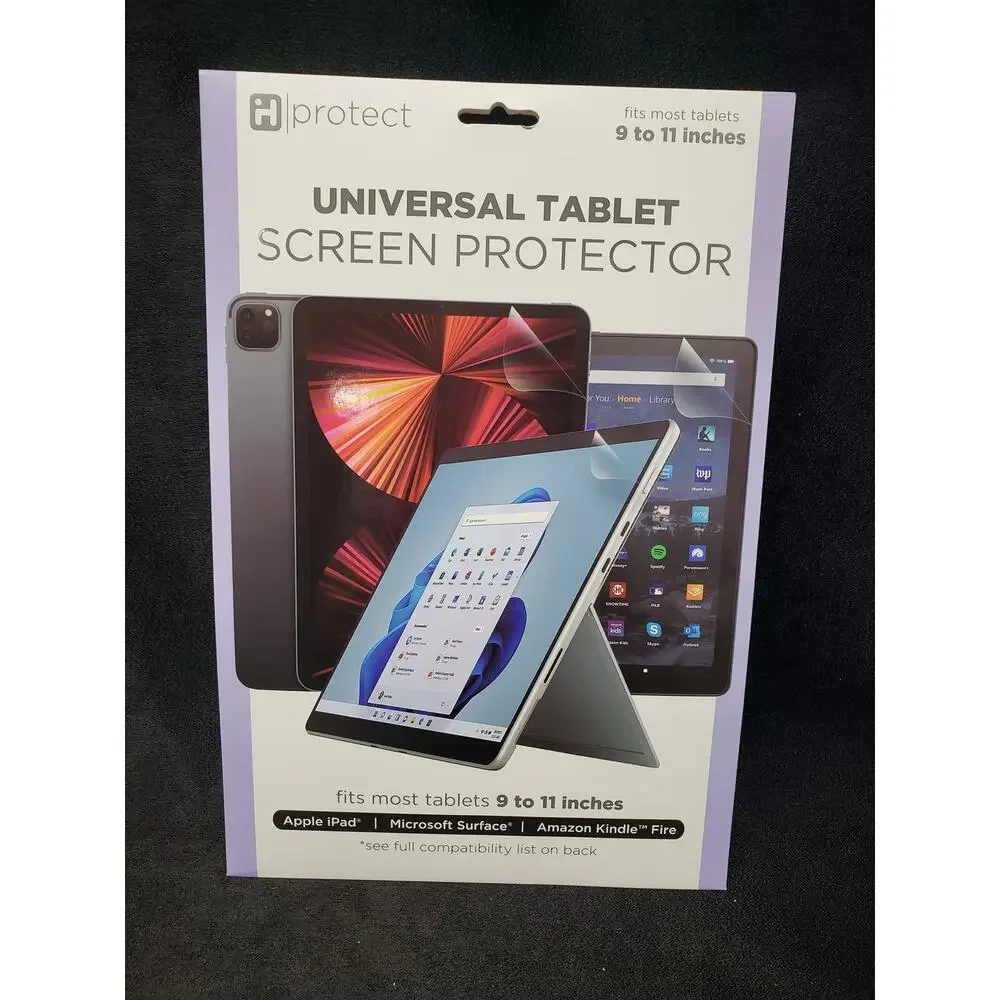 iHome Protect Universal Tablet Screen Protector Apple iPad Microsoft Surface